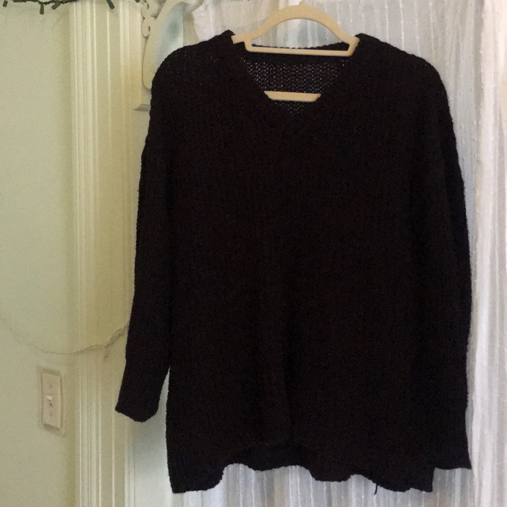 Knitted warm sweater